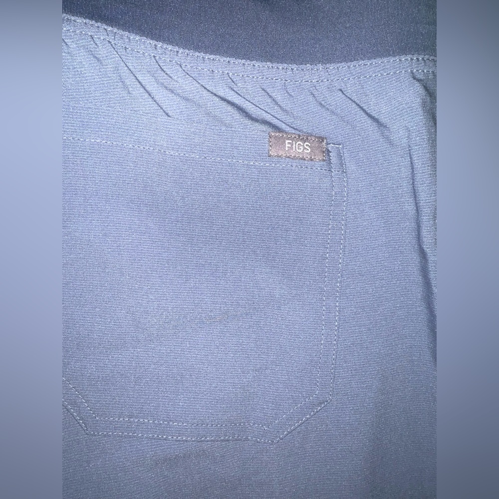 Figs Blue/ Gray Scrubs Joggers with Drawstring size Medium - Picture 6 of 6